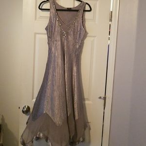 Silver Cocktail/Party/Wedding Dress
